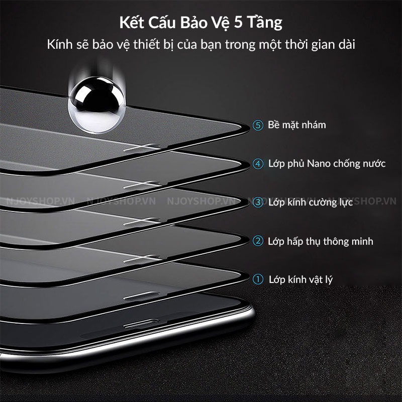 Kính Cường Lực Hỗ Trợ Chơi Game Kingkong 3d Gaming Chống Vân Tay Ip Xsmax 11 Pro Max 12 Pro Max 13 Pro Max