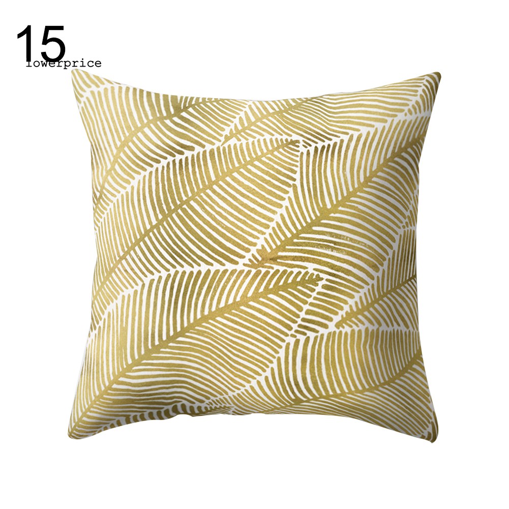 LP_Geometric Pattern Print Pillow Case Fashion Sofa Waist Cushion Cover Home Decor