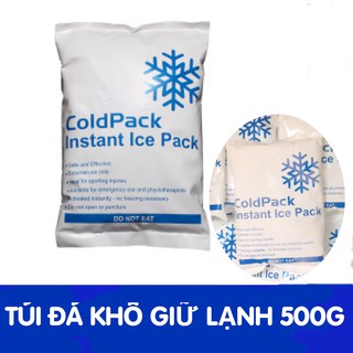 Combo 10 túi đá khô giữ lạnh sữa, thực phẩm, bỏ quạt điều hoà