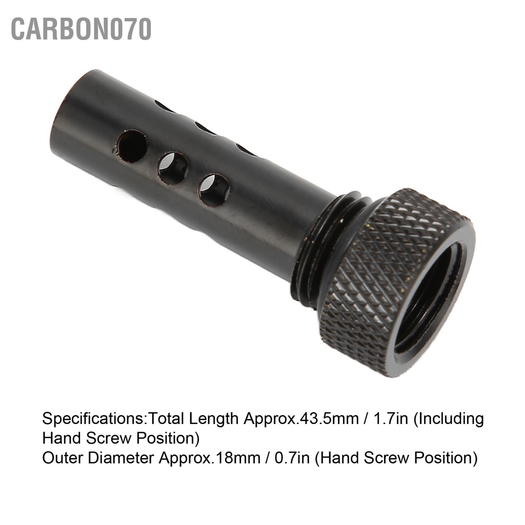 Carbon070 Công cụ tạo bọt bên ngoài bể nước lạnh cho máy tính màu đen G1 / 4