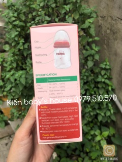 Bình sữa thủy tinh Panda Thái Lan 120ml