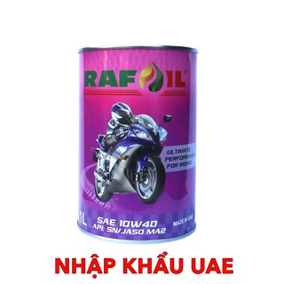Nhớt raf oil 10w40 nhập khẩu uae 100% tổng hợp