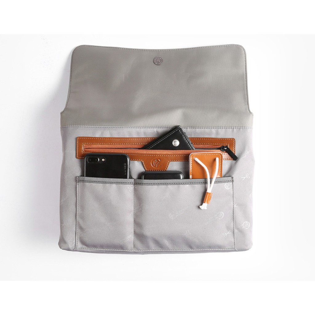 Túi xách da đeo chéo nhiều ngăn cực đẹp chứa cả laptop 15inch - Giá siêu hấp dẫn
