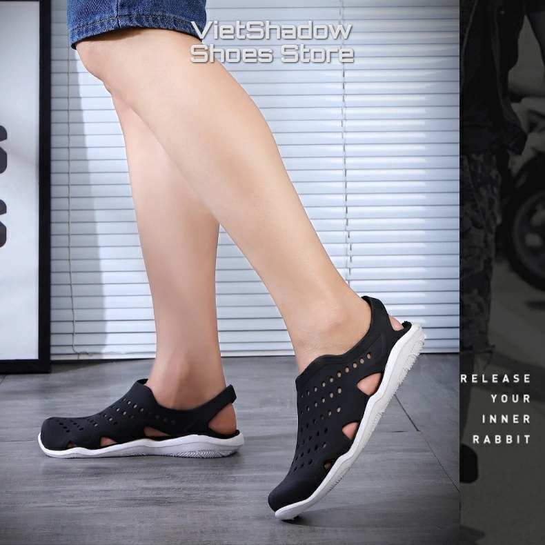 Dép sục nam kiểu Swiftwater chất liệu mũ giày PVC kết hợp đế TPU mềm êm không thấm nước - Mã SP 6007 | BigBuy360 - bigbuy360.vn