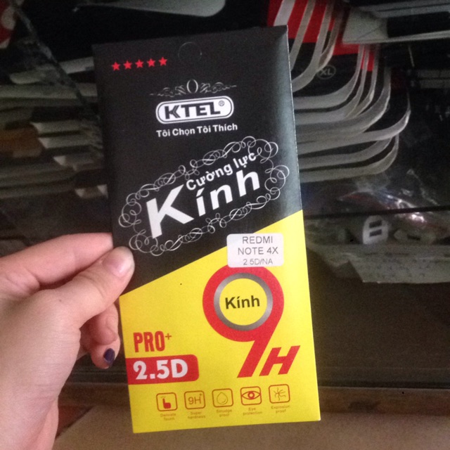 Kính cường lực REDMI NOTE 4X