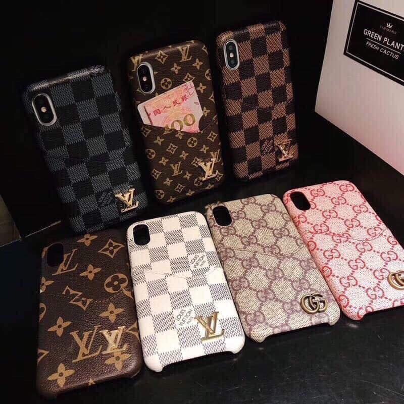 (Siêu phẩm) Ốp iPhone C147 Gu-chì kiêm ví GG đủ dòng iPhone 6G, 6S, 6Plus, 6SPlus, 7Plus, 8Plus, X, XS, XSMAX