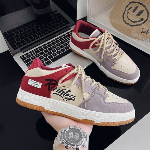 Giày Thể Thao Nam Sneaker Ulzzang cổ thấp phối màu đế bằng Niche mới Hàn Quốc - 2SEVEN - G65