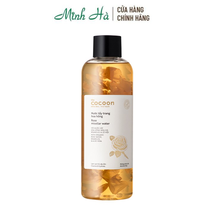 Nước tẩy trang hoa hồng Cocoon Rose Micellar Water 500ml