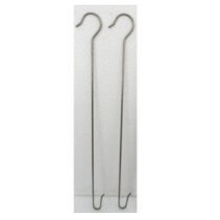 10 Móc inox 2 đầu chuyên dùng treo chậu hoa lan, cây hoa cảnh dài 50cm