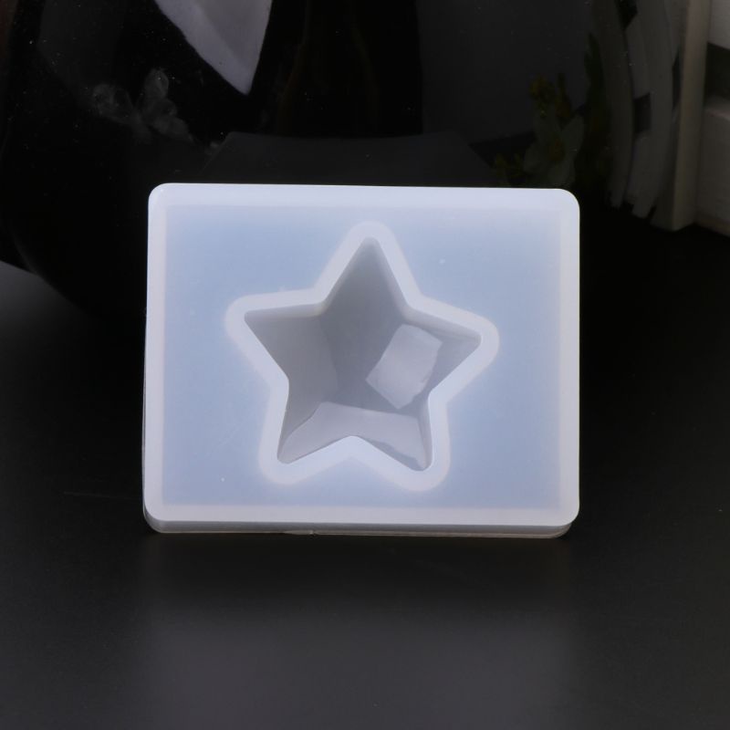 Khuôn Làm Trang Sức Hình Mặt Trăng / Ngôi Sao Bằng Nhựa Epoxy Độc Đáo DIY