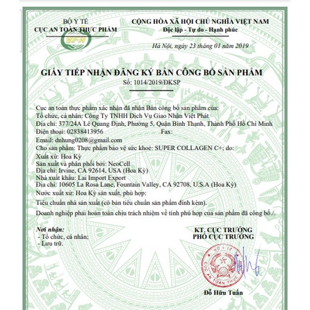 Viên Uống Super Collagen Neocell +C 6000 Mg type 1 - 3 Neocell collagen | Thế Giới Skin Care