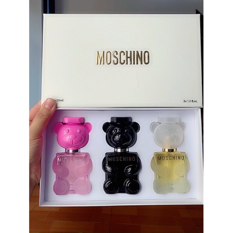 [SIÊU PHẨM] set nước hoa gấu moschino 3 x 30ml  3 bản xuất sắc nhà moschino