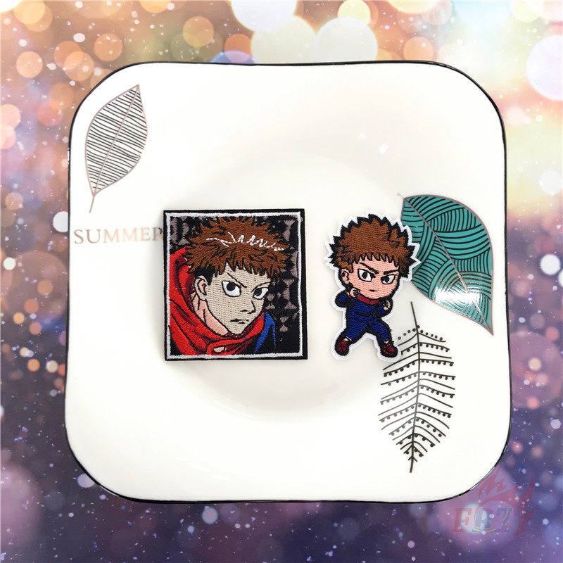 1 Sticker Ủi Thêu Hình Nhân Vật Hoạt Hình Yuji Itadori