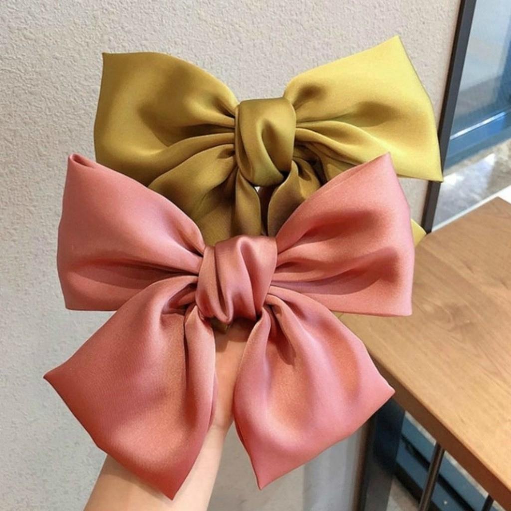 Kẹp Tóc Hàn Quốc ❤️ Kẹp Tóc Hình Nơ Phong Cách Hàn Quốc Bản To KT02