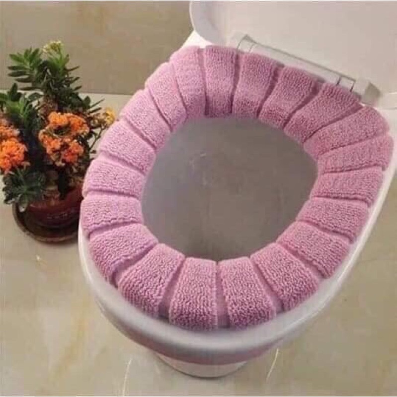 Lót nỉ bồn cầu giữ ấm, tấm lót bệt toilet chống lạnh