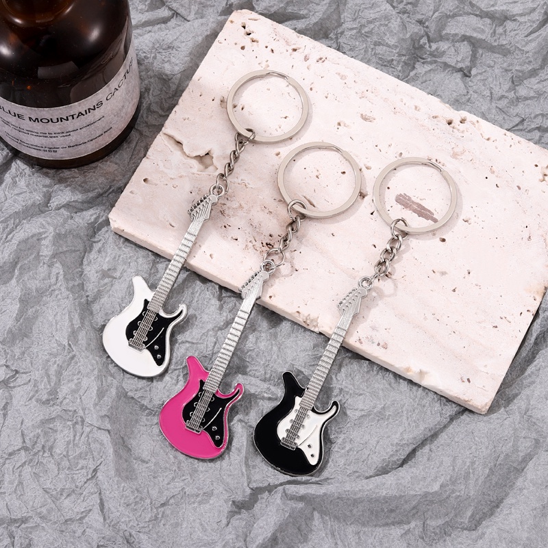 Móc Khóa Hình Cây Đàn Ghi Ta Sáng Tạo