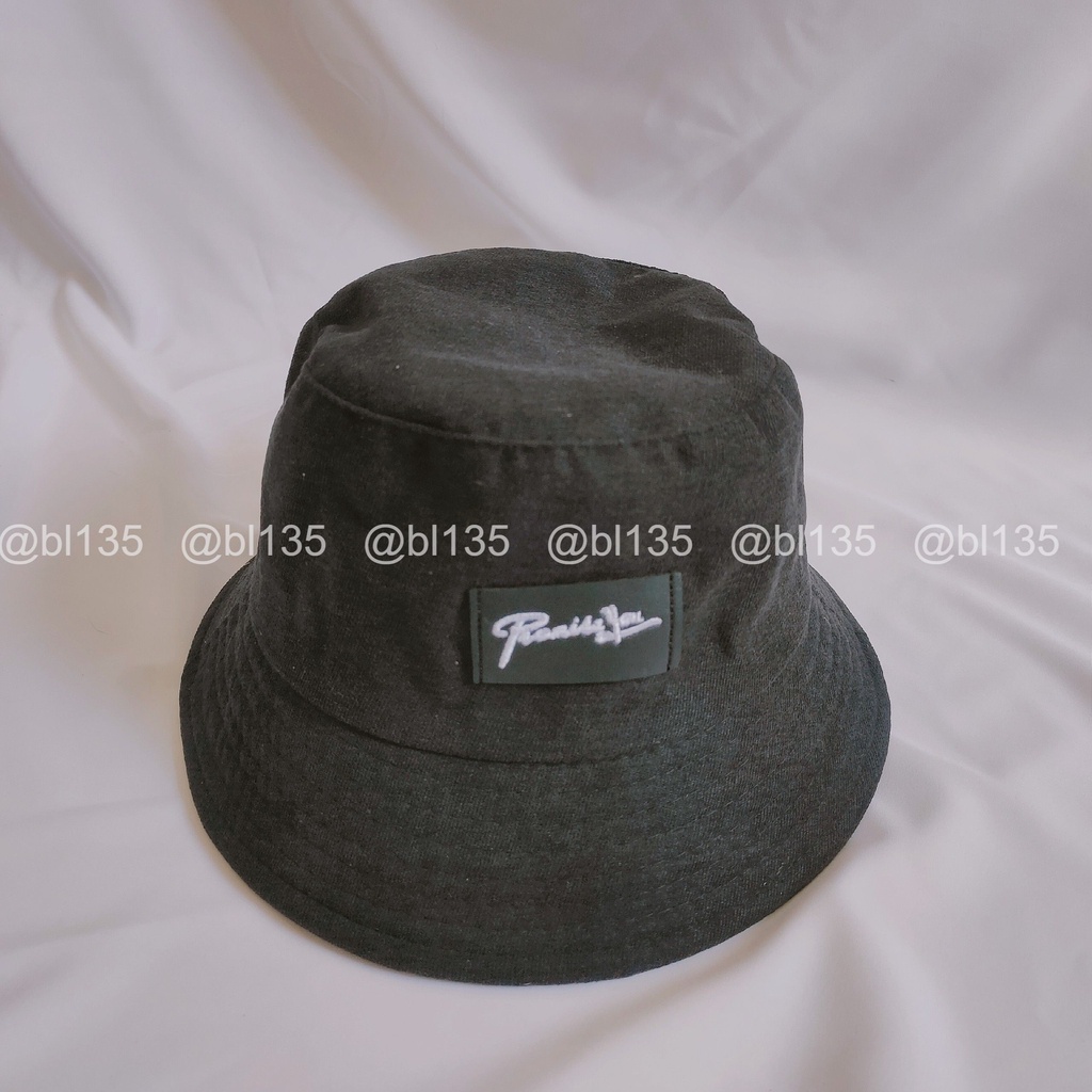 Nón Bucket Nam Nữ Thể Thao Vành Tròn 1 Lớp Đính Da Thêu Promissyou Chất Vải Nhung Thời Trang Ulzzang BL135