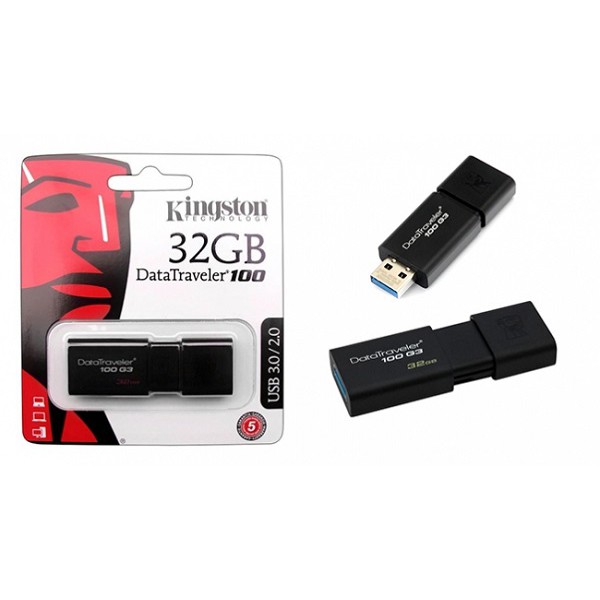 USB Kingston 3.0 DataTraveler 100G3 16/32GB- Hàng nhập khẩu bảo hành 5 năm !
