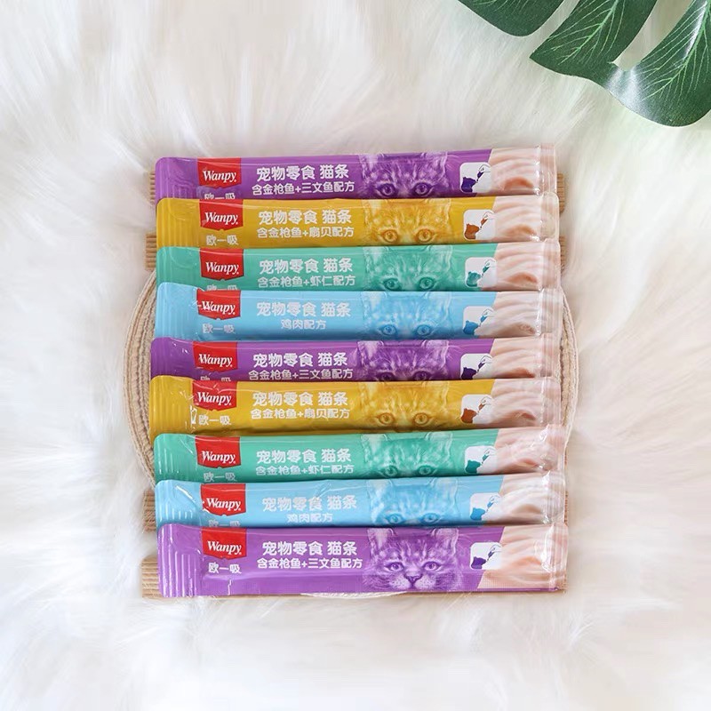 [HÀ NỘI] Súp Thưởng Wanpy Cao Cấp Gói 5 thanh 14gr