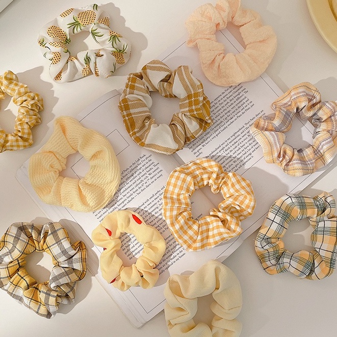 Dây Cột Tóc Chiffon Co Giãn Mẫu Mới Thời Trang Cho Nữ