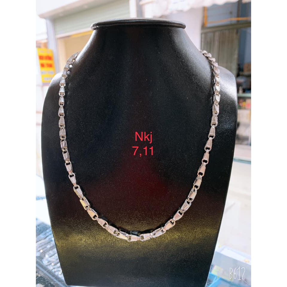 VÒNG CỔ NAM BẠC TA TRỌNG LƯỢN 7.11 CHỈ