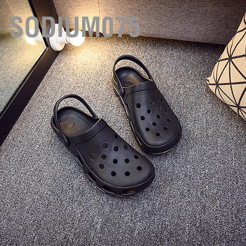 Có thể bán buôn Unisex Giày làm vườn thoáng khí Người lớn trên bãi biển cổ điển Dép đi trong nhà Sodium075 Hàng giao ngay