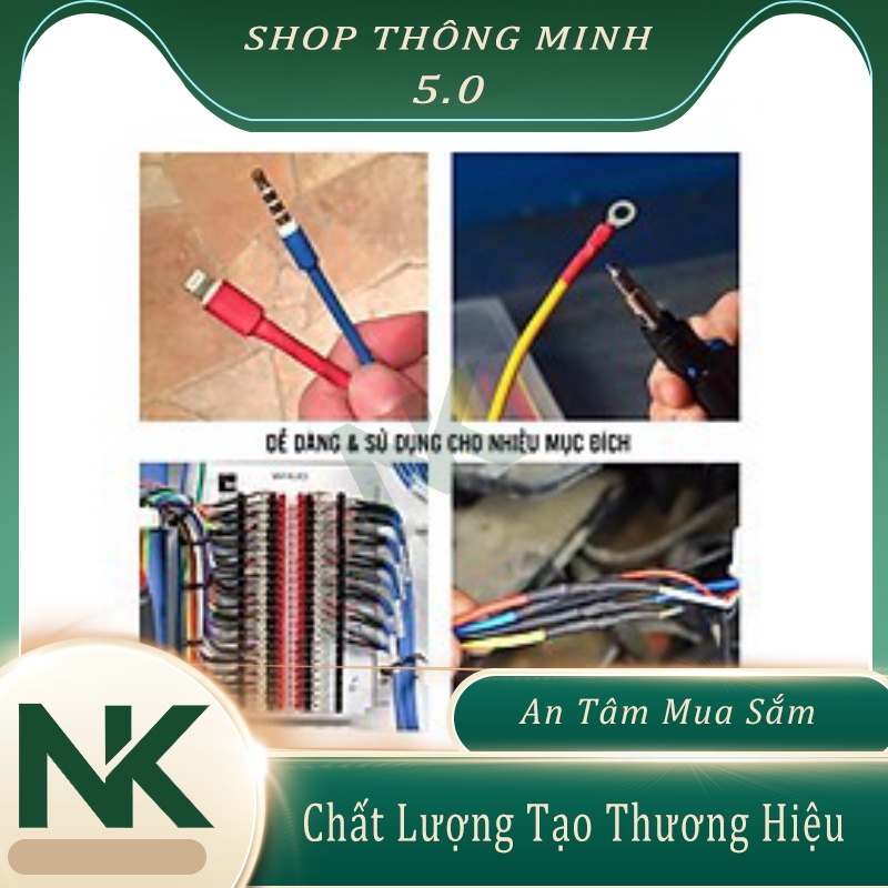 Gen Co Nhiệt Dài Các Kích Cỡ Cắt Lẻ🍀Gen Bảo Vệ Thiết Bị Điện Màu Đen 1MM 2MM 3MM...25MM