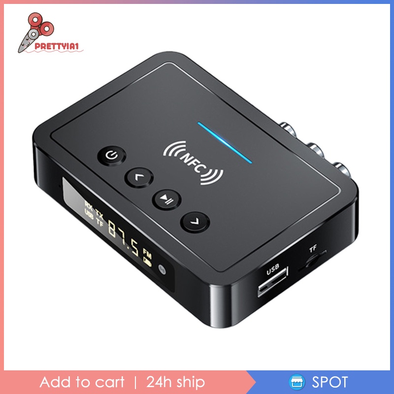 Thiết Bị Truyền Nhận Tín Hiệu Âm Thanh Bluetooth Không Dây NFC Prettyia1 RCA