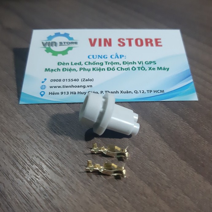 10 BỘ đuôi đèn Xi Nhan DEMI chân T10 kín nước  - 10 bộ/ bịch