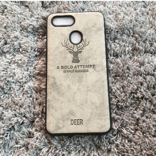 Ốp lưng giả da Oppo F9 họa tiết hươu sang trọng | BigBuy360 - bigbuy360.vn