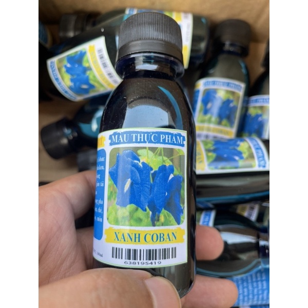 MÀU THỰC PHẨM XANH COBAN. Hoa đậu biếc. 100ml