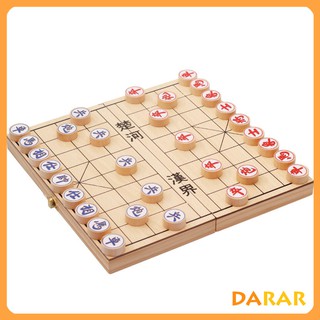 Bộ Cờ Tướng Bằng Gỗ Kèm Hộp Đựng Chất Đẹp, Gọn Nhẹ - Đồ Chơi Gỗ Phát Triển Trí Thông Minh