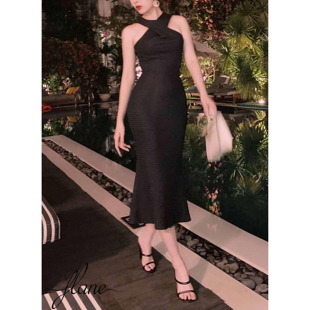 Váy body nữ [𝐅𝐑𝐄𝐄𝐒𝐇𝐈𝐏] váy dự tiệc thiết kế Flane váy xốp đuôi cá dáng dài | BigBuy360 - bigbuy360.vn