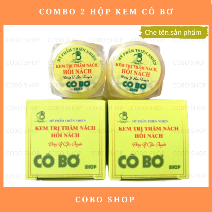 [Combo 2 Hộp] Kem Cô Bơ Giảm Thâm Nách, Hết Hôi Nách, Kem Đông Y Gia Truyền, Giúp Loại Bỏ Mùi Hôi Dưỡng Trắng Nách