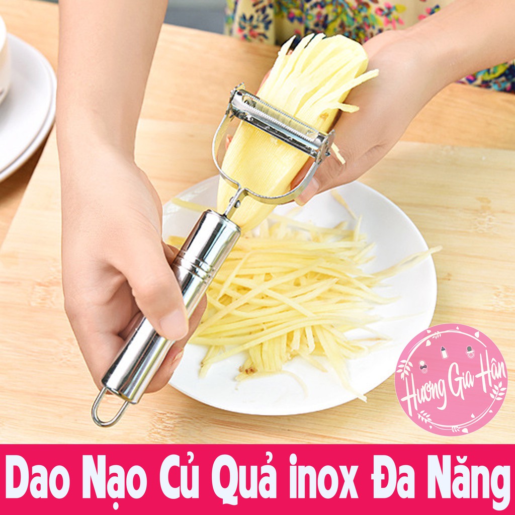 Dao Nạo Củ Quả inox Đa Năng Siêu Hot 2020