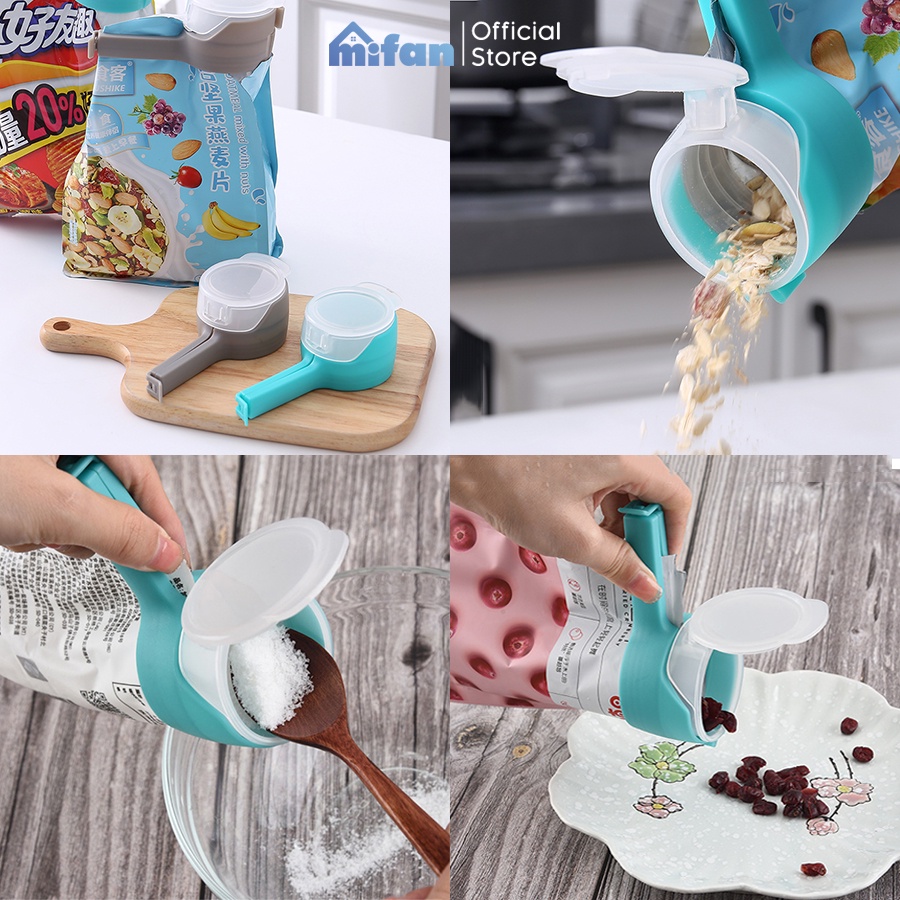 Nắp Kẹp Miệng Túi Thực Phẩm Mifan - Chống Ẩm Mốc, Bảo Quản Đồ Ăn, Đường, Sữa, Snack