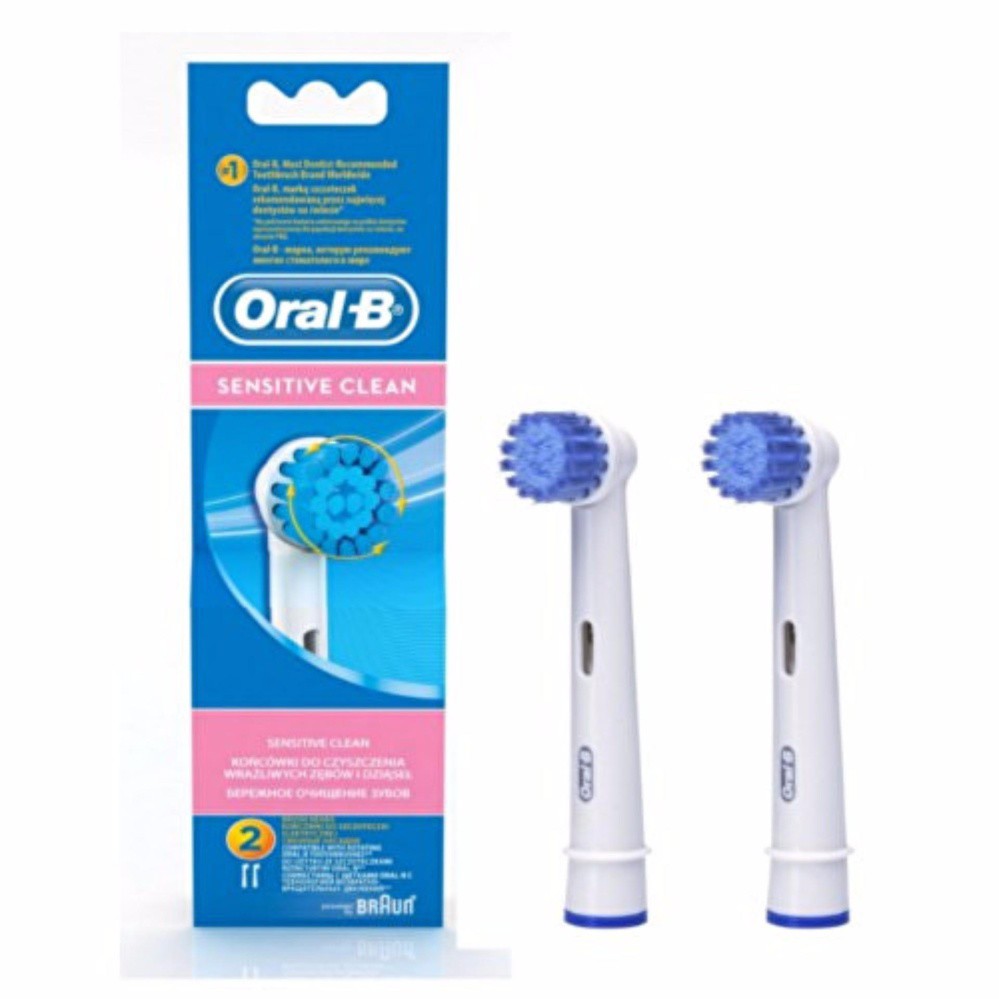 Bộ 2 đầu bàn chải điện Oral-B Sensitive Clean