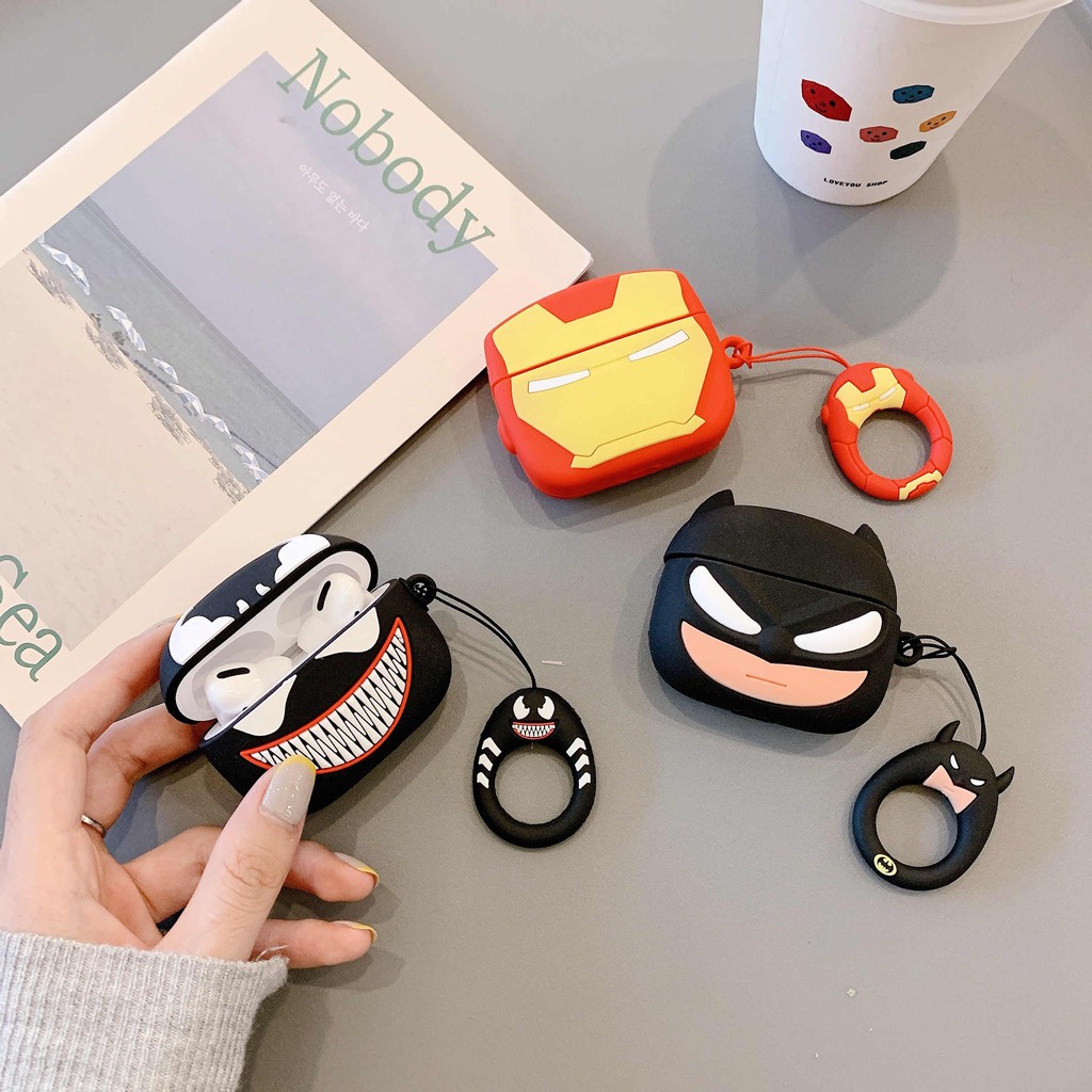 Hero Design airpods 1/2 Gen case inpods i12 TWS i12s Ốp lưng Airpods pro Tai nghe Bluetooth Chống rơi Bảo vệ mềm Vỏ airpods vỏ airpods không dây tai nghe vỏ silicon