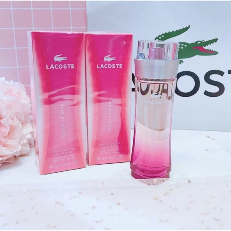 💕🌸Nước hoa nữ Lacoste Touch Of Pink Eau de Toilette 90ml EDT —-Nữ tính, trẻ trung, tinh tế🌸💕