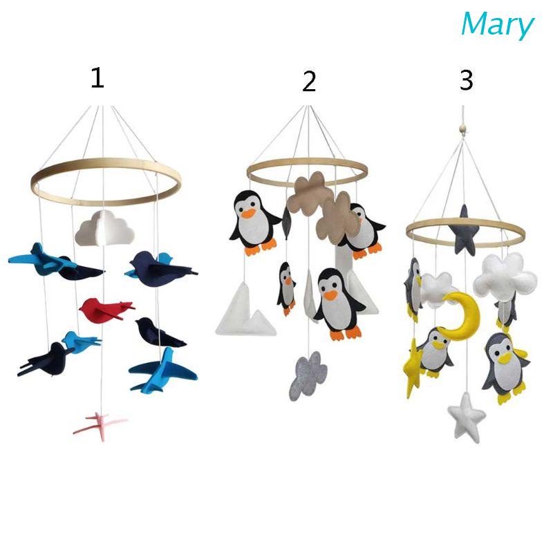 Lục lạc đồ chơi handmade cầm tay gắn giường ngủ cho bé sơ sinh