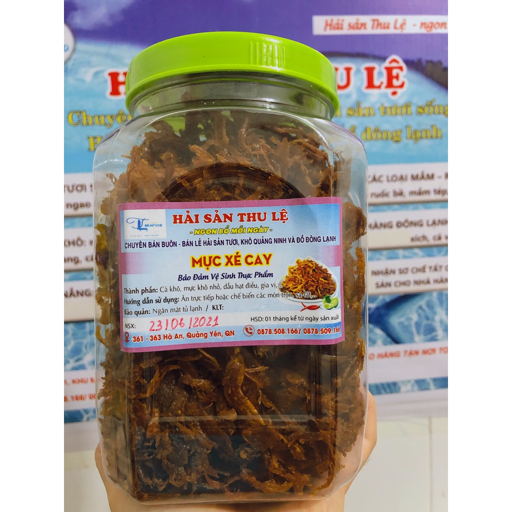 MỰC XÉ/ MỰC CAY/ KHÔ MỰC CAY/ KHÔ MỰC XÉ CAY CÔ TÔ 500g, 1kg