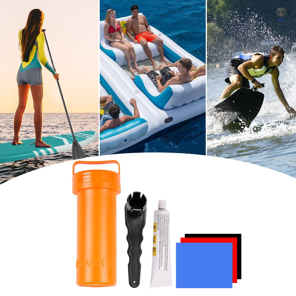 Bộ Dụng Cụ Sửa Chữa SUP Bằng PVC Và Keo Dán Cho Ván Trượt Bơm Hơi Di Động Kèm Cờ Lê Cho Thuyền Kayak Bơm Hơi