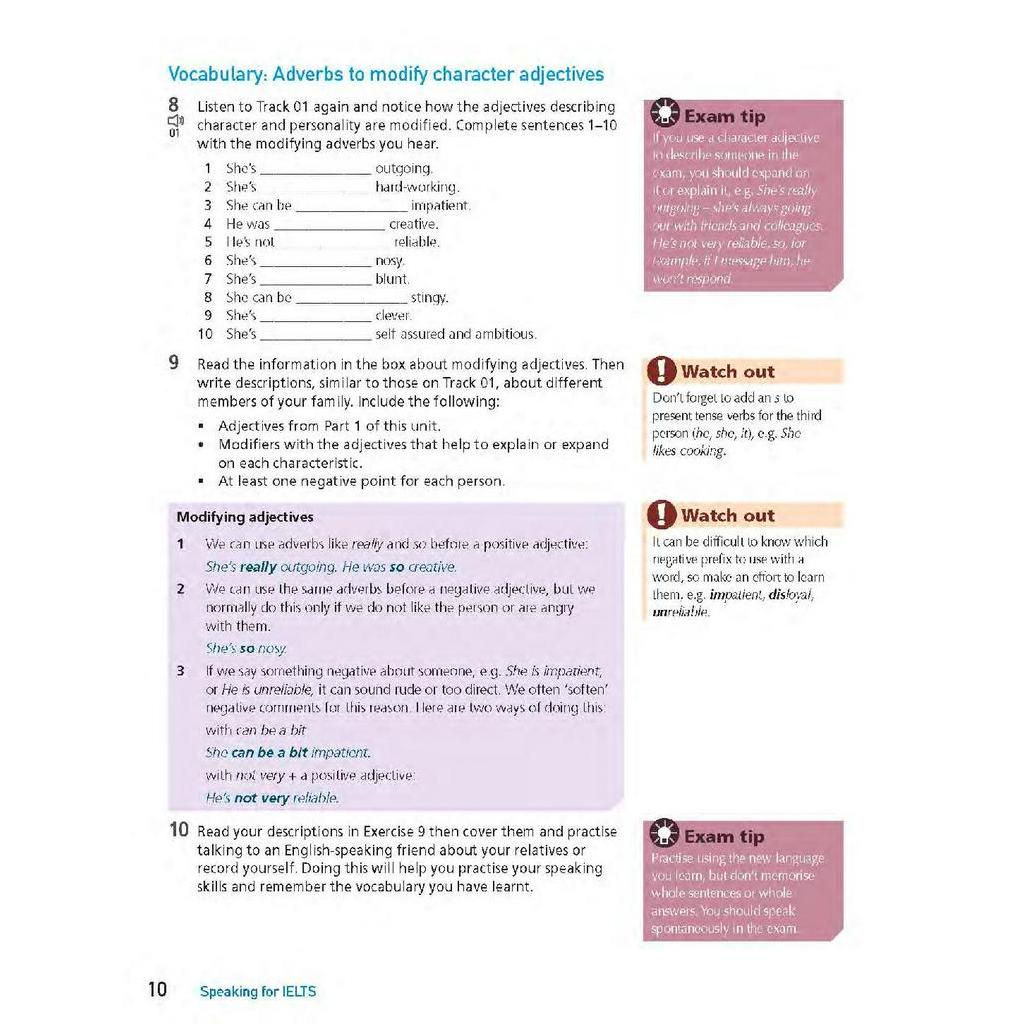 Sách Collins Speaking For Ielts - 2ND Edition (Kèm CD)