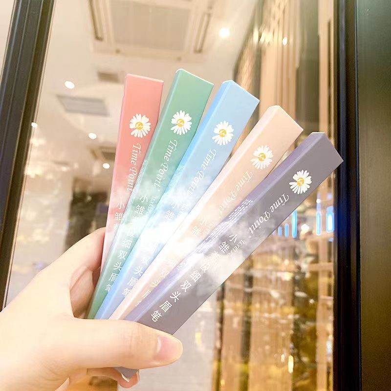 【Phiếu giảm giá trừ đi 6000】Bút Chì Kẻ Lông Mày Đầu Tam Giác Siêu Mịn Lâu Trôi Chống Thấm Nước Thiết Kế Hai Đầu Hình Tam Giác