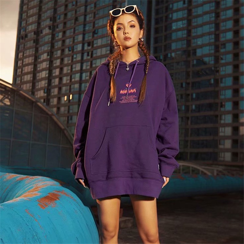 Áo hoodie dáng rộng phong cách hip hop Hàn Quốc cá tính size M-8XL cho nam và nữ
