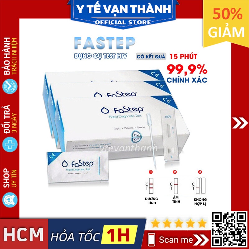 ✅ [CHE TÊN SẢN PHẨM] Que Test HIV Tại Nhà- FASTEP, từ MỸ dễ làm, chính xác đến 99,99% -VT0756