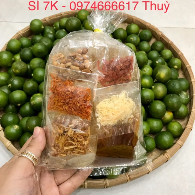 5 BỊCH BÁNH TRÁNG TRỘN KHÔ BÒ NGỌC THUỶ