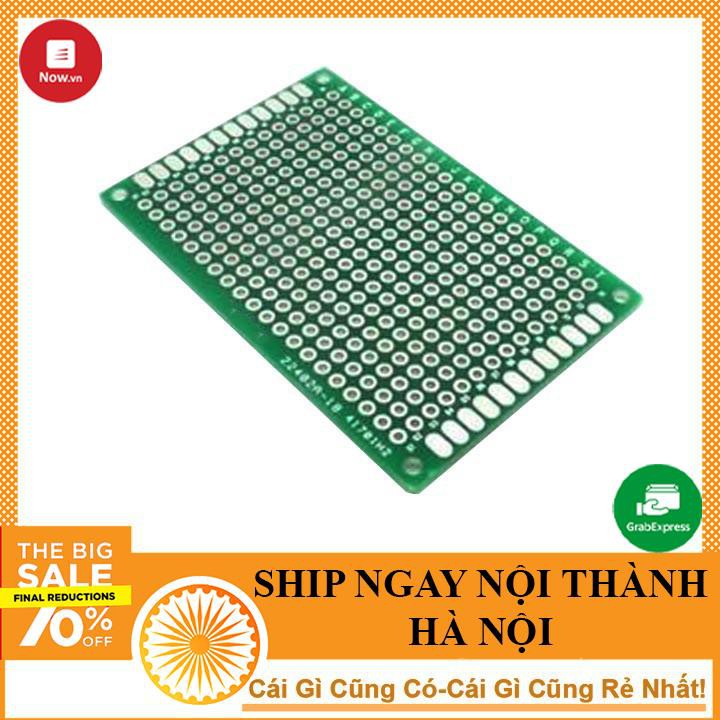 PCB 7x9cmLoại Tốt Phủ Xanh ( PCB Đục Lỗ ) - NTHN