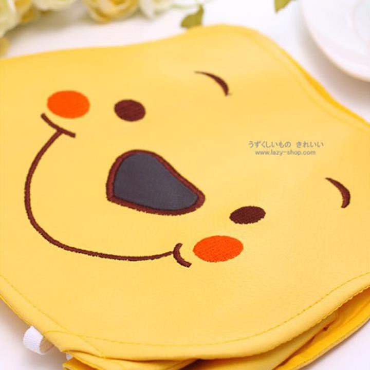 Túi đựng khăn giấy giả da hình gấu Pooh xinh xắn - IL 53