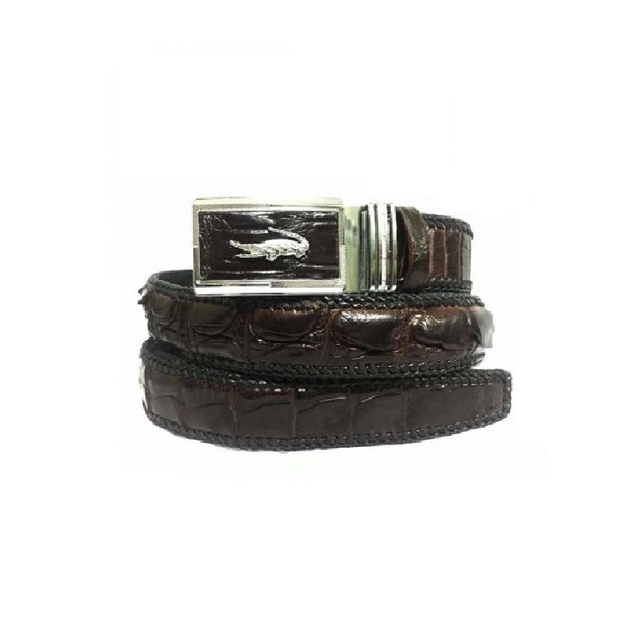 Thắt lưng da cá sấu đan viền Ruby Luxury RLS-TLDV